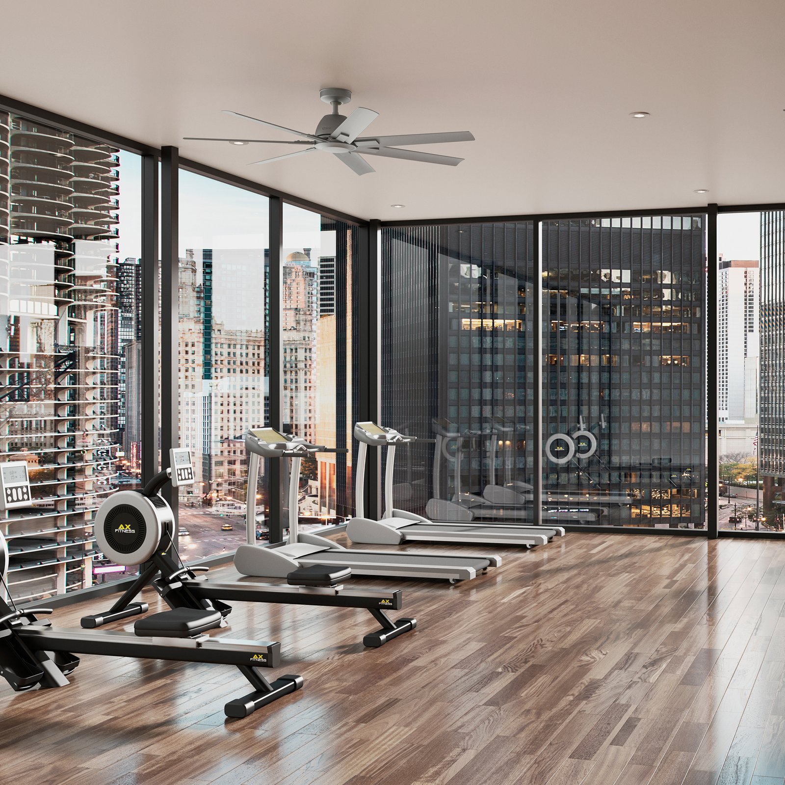 Ventilador de techo | Downtown Matte Silver Ventilador de techo | Downtown Matte Silver