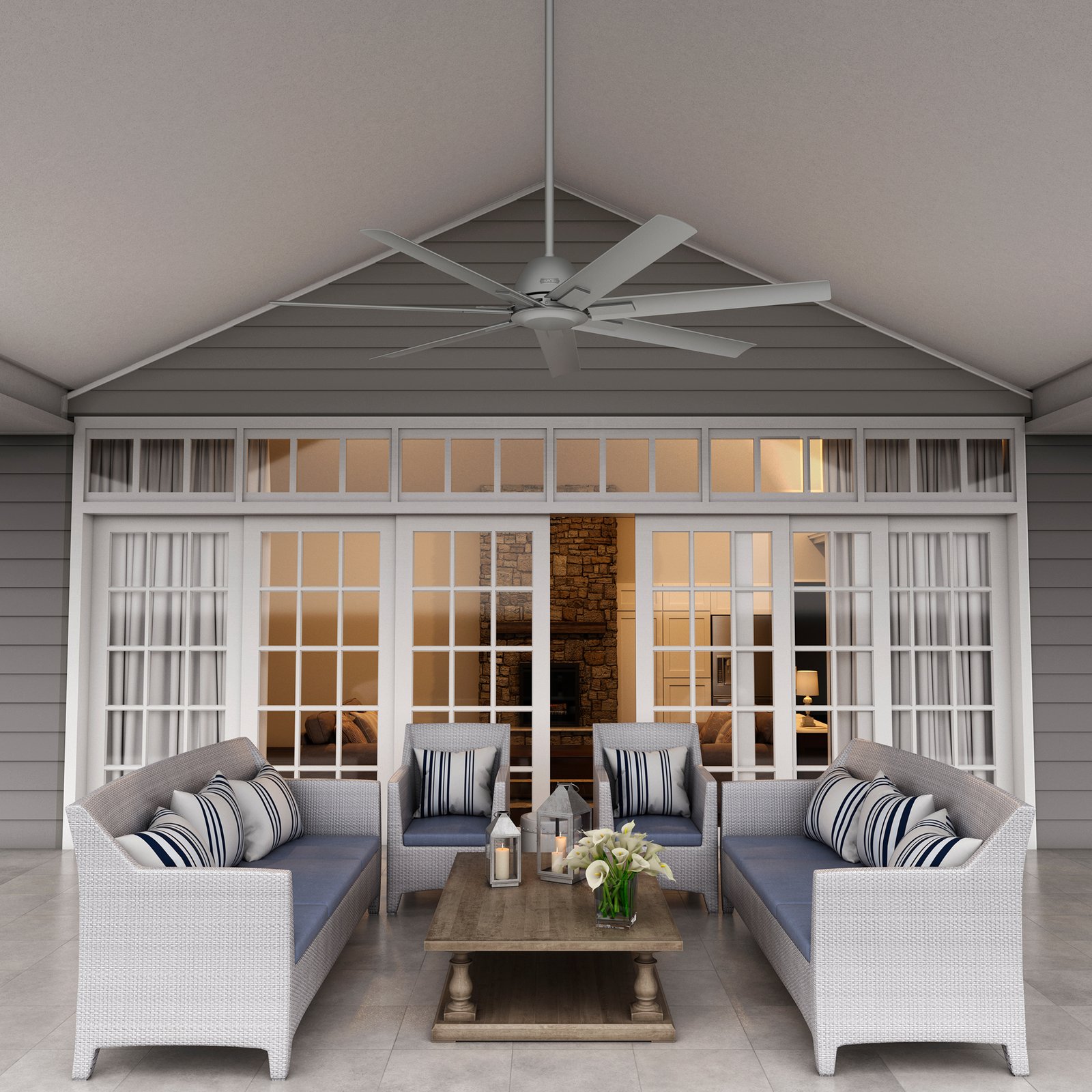 Ventilador de techo | Downtown Matte Silver Ventilador de techo | Downtown Matte Silver