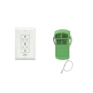 control de pared con luz de ventilador y receptor 99771