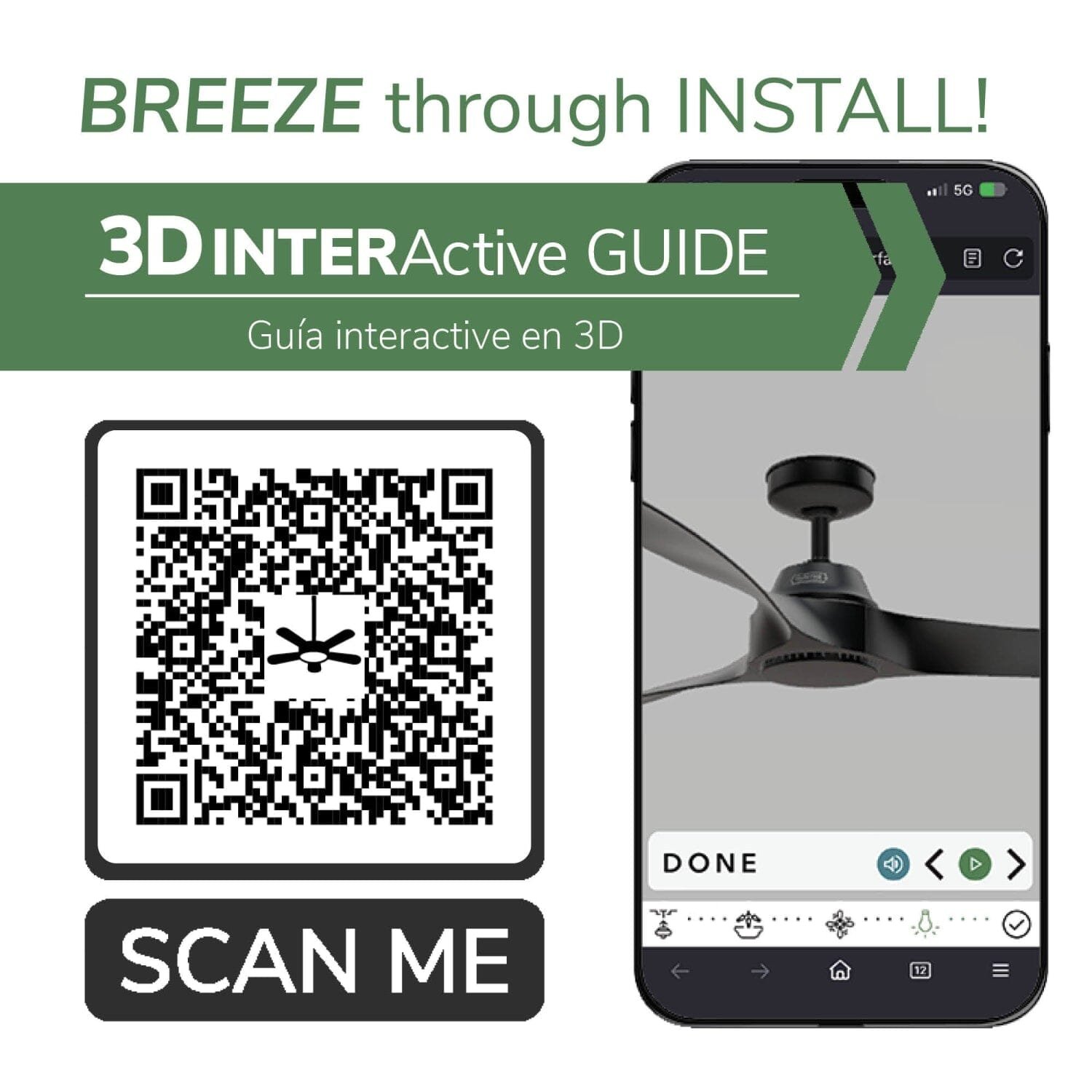 ventilador de techo mosley cocoa