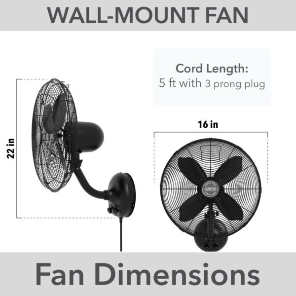 ventilador oscilante de pared wall fan