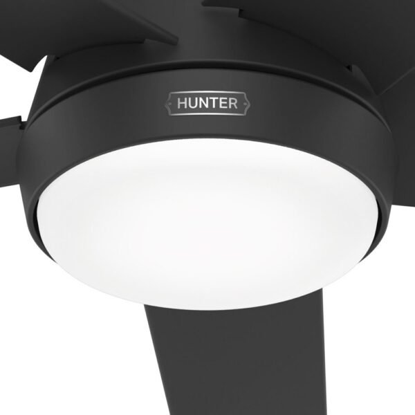 Ventilador de techo Hunter Skyflow 52″ Negro Mate con luz LED