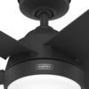 Ventilador de techo Hunter Skyflow 52″ Negro Mate con luz LED