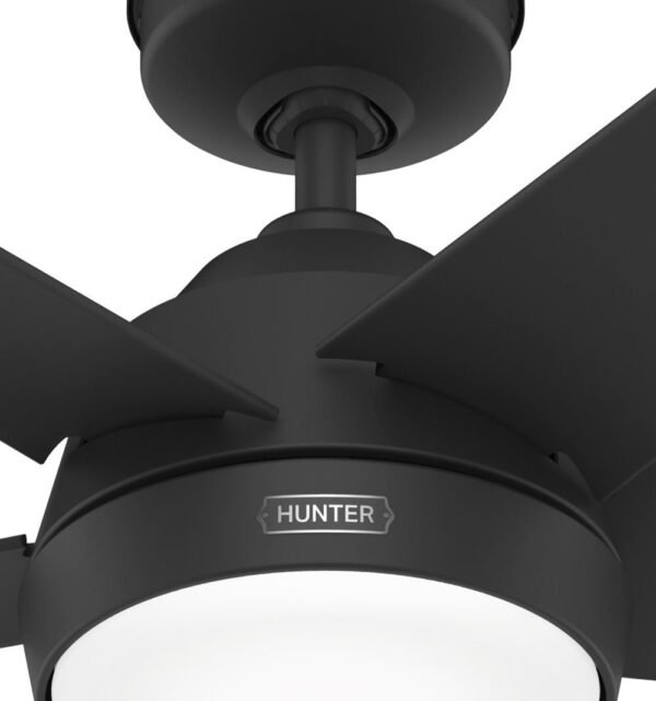 Ventilador de techo Hunter Skyflow 52″ Negro Mate con luz LED