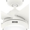 Ventilador de techo Hunter Skyflow 52″ Blanco con luz LED