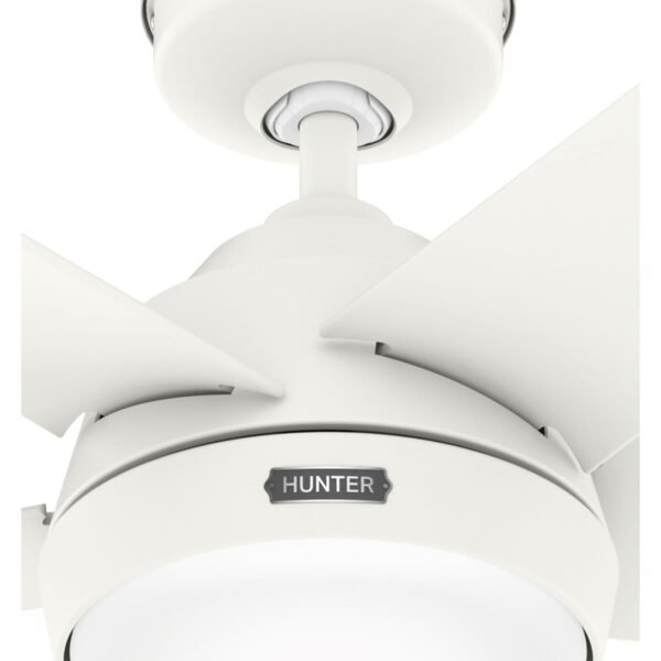 Ventilador de techo Hunter Skyflow 52″ Blanco con luz LED