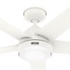 Ventilador de techo Hunter Skyflow 52″ Blanco con luz LED