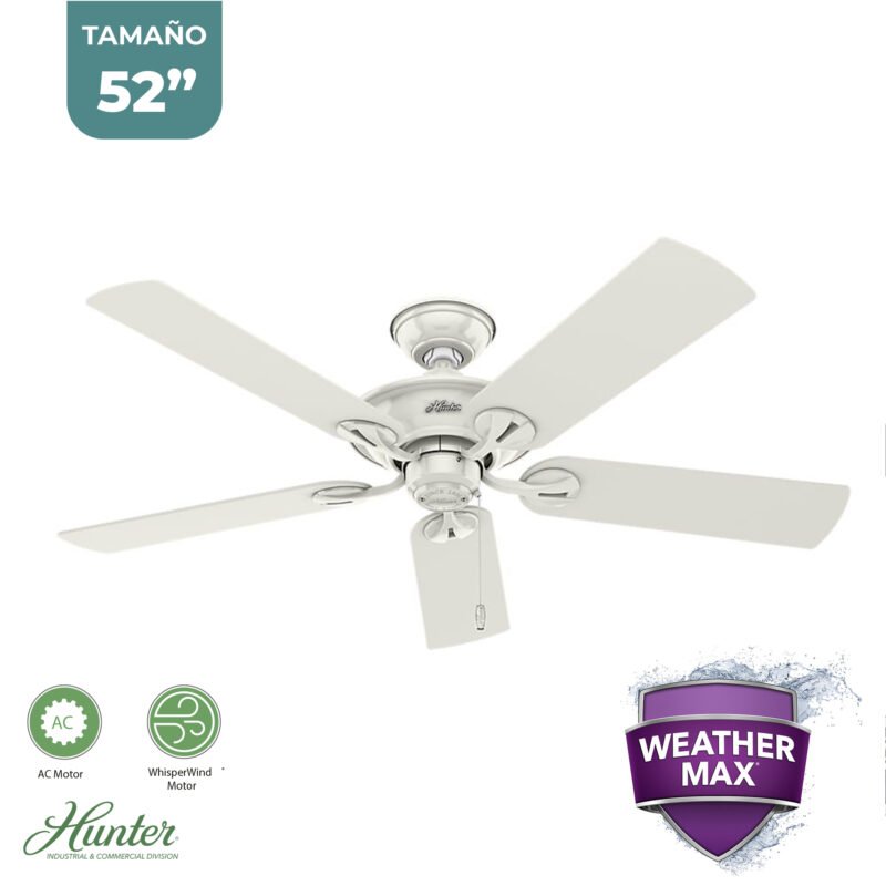 STANDAR_0000_Objeto-inteligente-vectorial-3 Ventilador de techo Hunter Maribel 52" Blanco